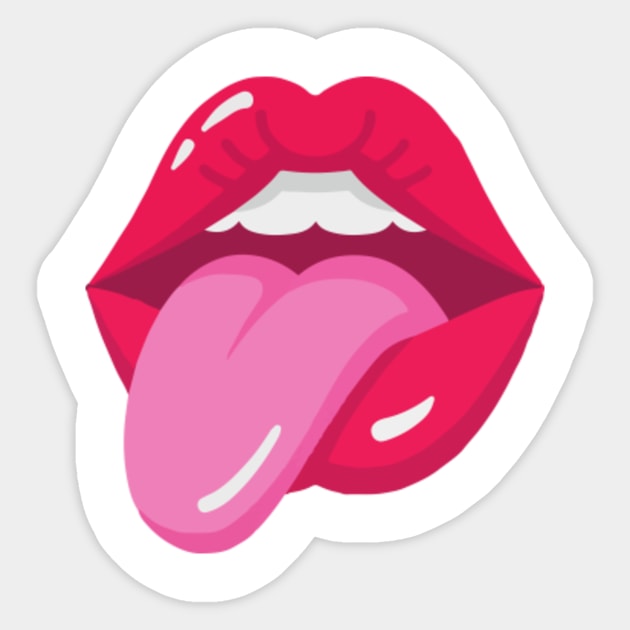 Lip stickers top